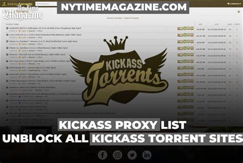 proxy of kickass torrents|List Of All Working KickAss Proxy Sites To Unblock .